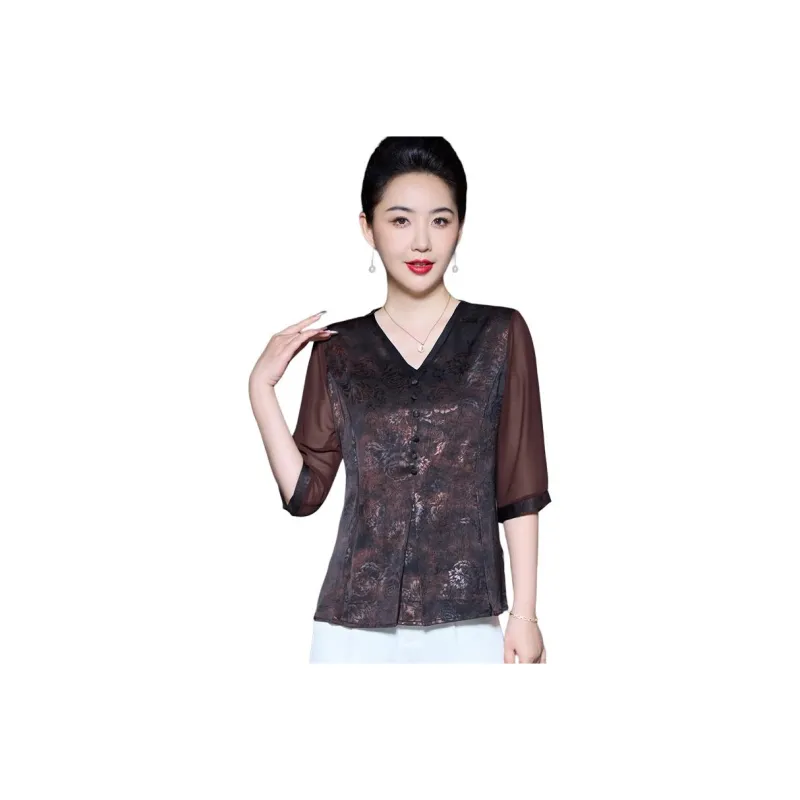PIERRE CARDIN Chiffon Shirt Women's-0