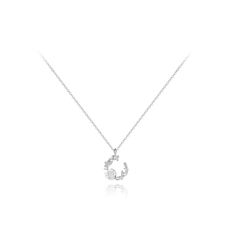 KUMET Sterling Silver Necklaces Women's-10