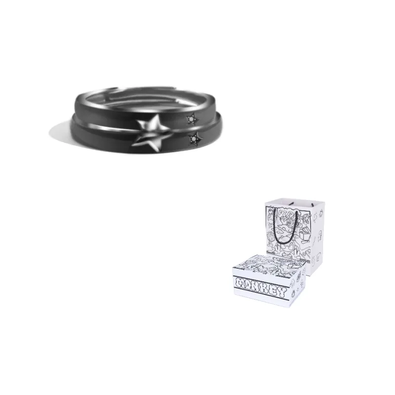 FireMonkey S999 Fine Silver Rings Unisex Custom Greeting Card-3