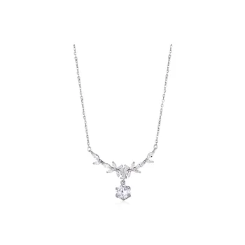 GUDS GAVE Zircon Necklaces Women's