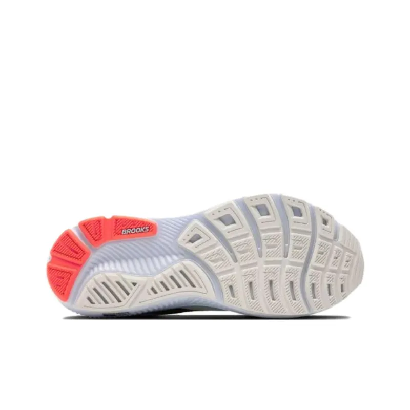 Brooks Ghost 17 Shock Absorbers With Slip Resistant Features Low Top Running Shoes Men's White-2