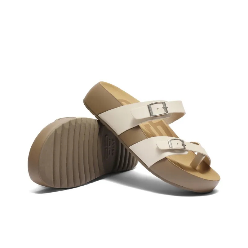 BELLE Slide Slippers Women's Yellow/Gray/Ecru-14
