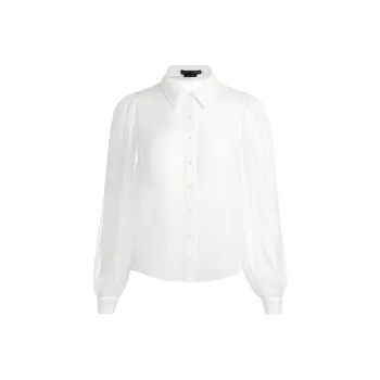 ALICE+OLIVIA Shirts Women's Gray White