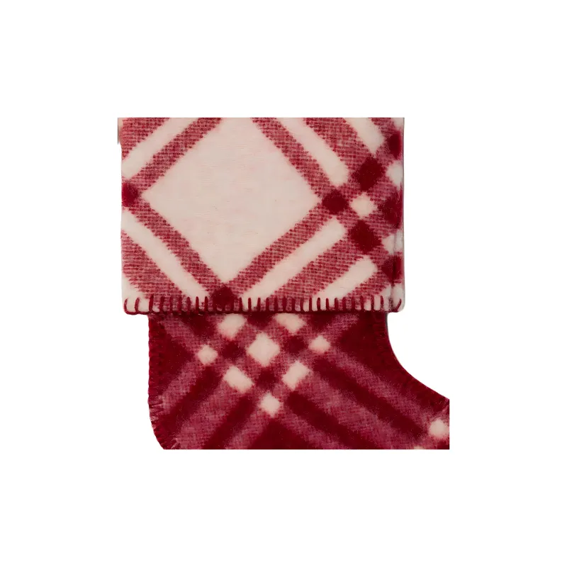 Burberry Mid Calf Socks Unisex Red-2