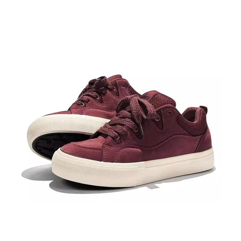 Meiretu Slip Resistant, Abrasion Resistant, Breathable Low Top Skateboard Shoes Men's-1