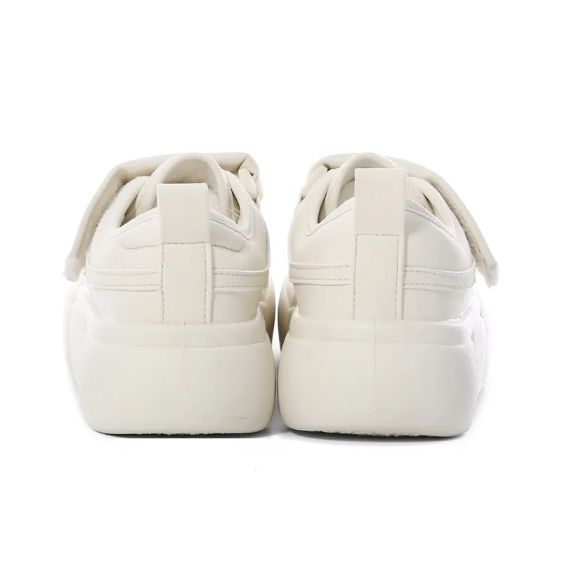 The New Age Family Low Top Skateboard Shoes Women's Beige-3