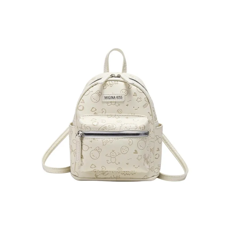 Pivsnu Synthetic Leather Backpack Women's Multicolor-0