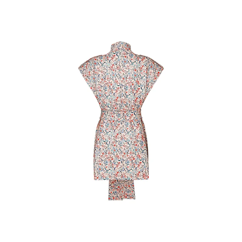 LOUIS VUITTON Monogram Bloom Belted Dress-1