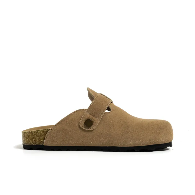 FOREVER 21 Odor Resistant Abrasion Resistant Slip Resistant Closed Toe Slippers Women's Chestnut-1