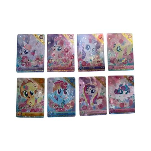 KAYOU My Little Pony, Rainbow Bag Fourth Edition U.S.R. Card, Total Of Eight Cards IP/Anime Cards Full Set