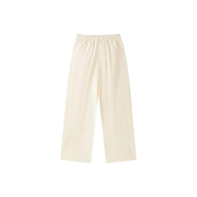 PEAK Casual Pants Women's Light Yellow-1
