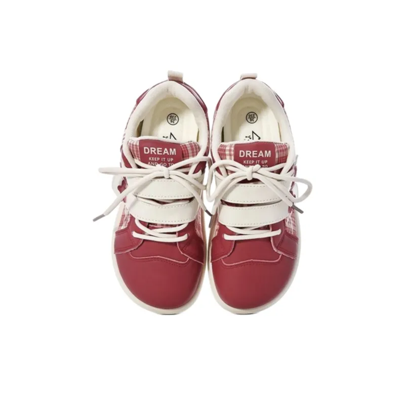 The New Age Family Low Top Skateboard Shoes Women's Red-2