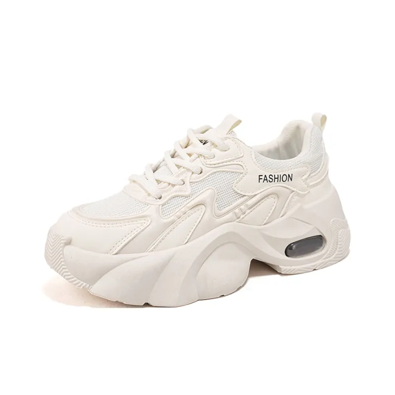 Gai Renpu Slip Resistant, Abrasion Resistant, Breathable Low Top Chunky Sneakers Women's-6