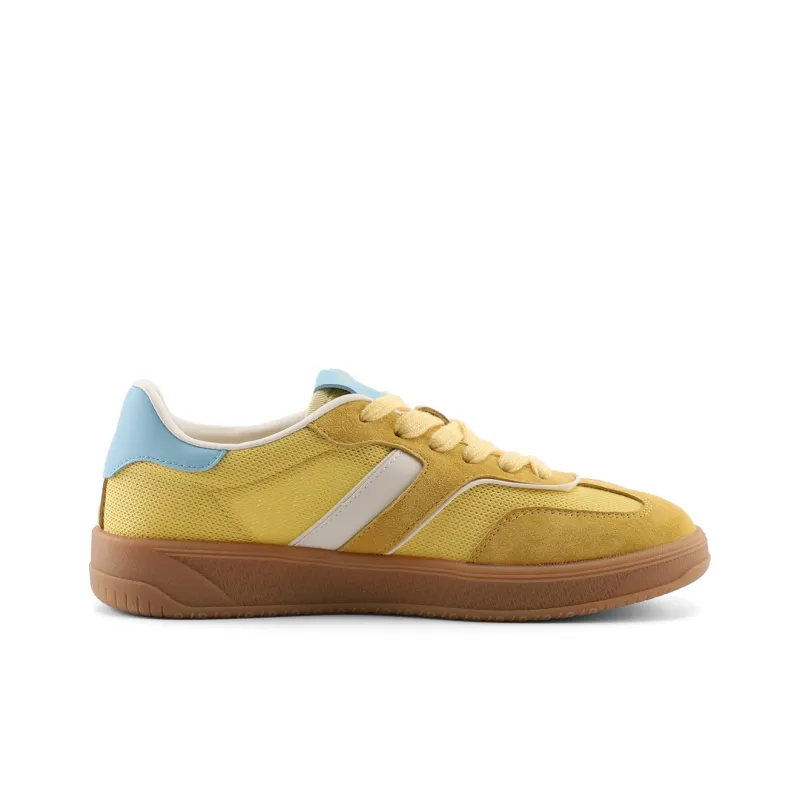 JOSINY Cushioning, Slip Resistant, Abrasion Resistant, Breathable, Quick Dry, Lightweight Casual Shoes Women's Yellow-2