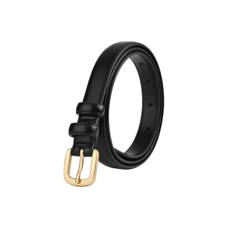 JEANSWEST Cow Split Leather Belts Women's 1.9cm-1