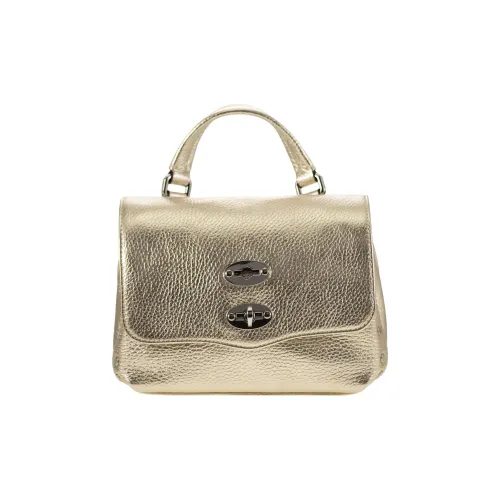 Zanellato Postina Calfskin Handbag Women's Gold