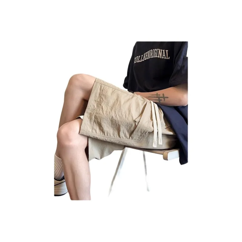 KVIV Casual Shorts Men Khaki -3