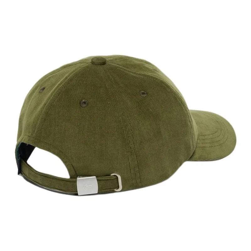 LACOSTE Corduroy Baseball Caps Unisex Green-2