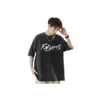 FALIAMS T Shirts Unisex Black