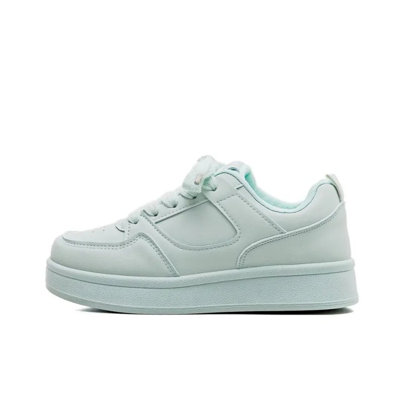 HUANQIU Slip Resistant Shock Absorbers With Abrasion Resistant Properties Low Top Skateboard Shoes Women's Aqua-0