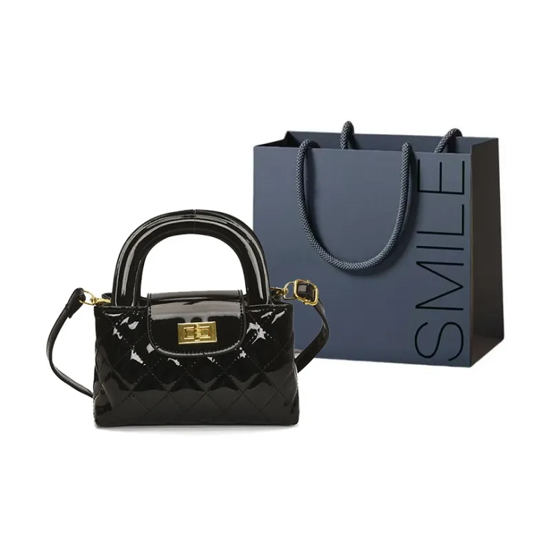 Rainbow Girl PU One Shoulder Handbag Women's Multicolor-28
