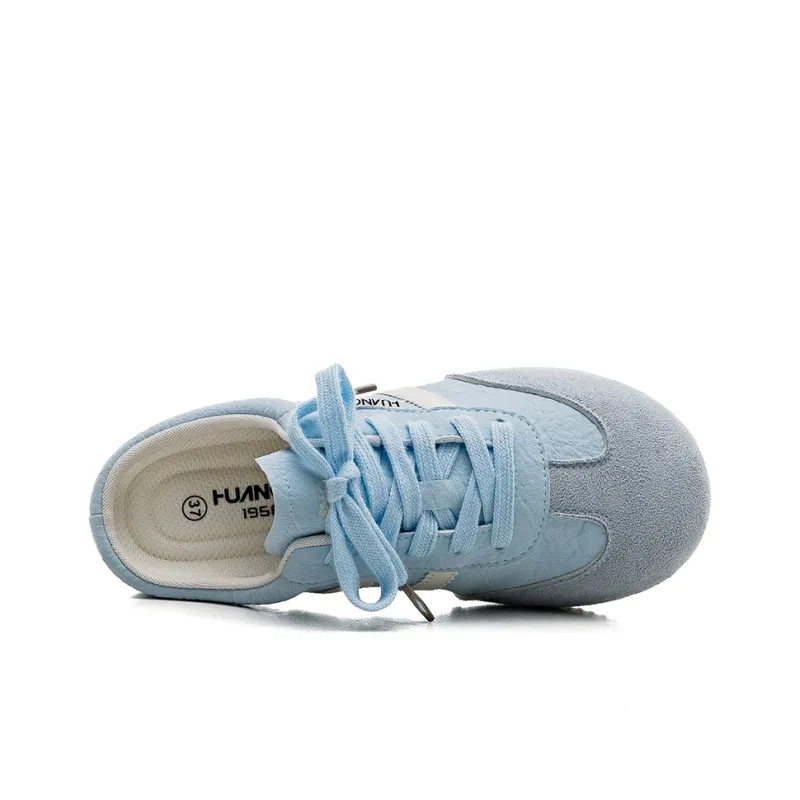 HUANQIU Abrasion Resistant Slip Resistant Closed Toe Slippers Women's Blue-2