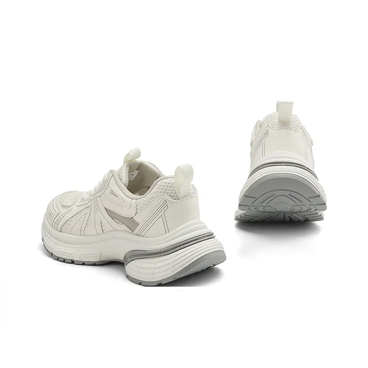 HANG TEN Chunky Sneakers Women's Low Top Gray-5