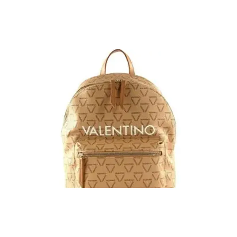 Valentino Polyurethane Backpack Women's Beige-5