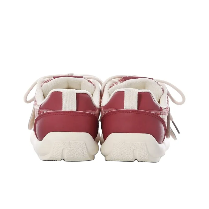 The New Age Family Low Top Skateboard Shoes Women's Red-3