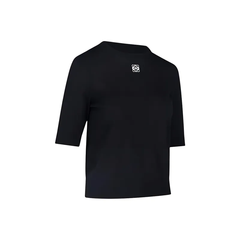 LOEWE Crop Tops Women's Black-2