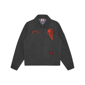 Ice Cream Jackets Unisex Washed Black