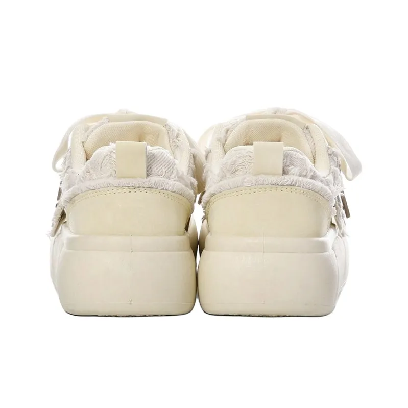 The New Age Family Low Top Skateboard Shoes Women's Yellow-3