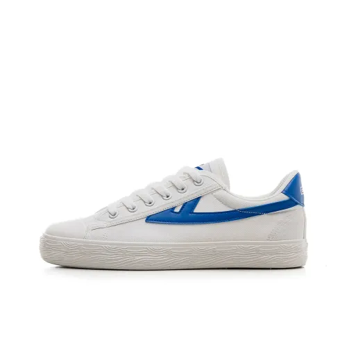 Warrior Lightweight, Breathable, And ASICSive Low Top Skateboard Shoes Unisex White Blue