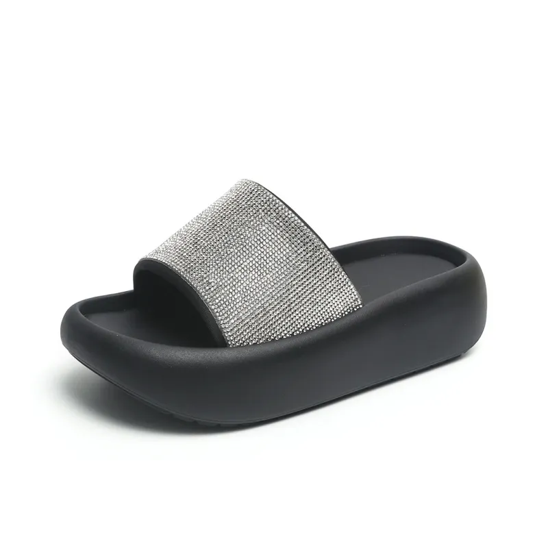 O.L Slip Resistant Odor Resistant Abrasion Resistant Slide Slippers Women's-4