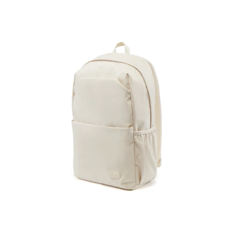 LiNing Sports Life Collection Polyester Backpack Unisex Eggnog Gray-1