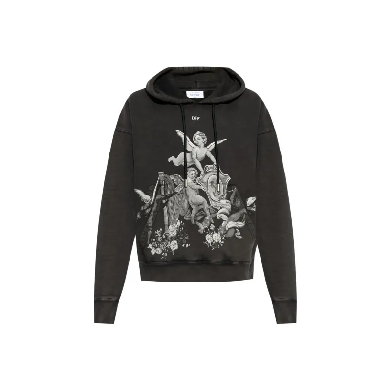 OFF WHITE Angel Graphic print Hoodie-0