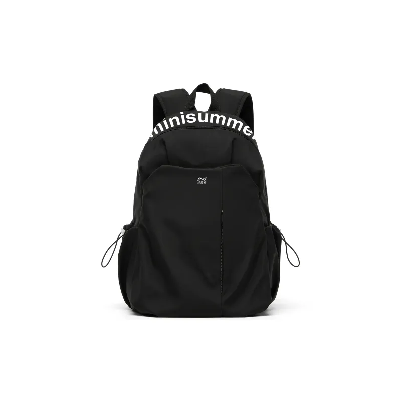 KEYSTREET Fabric Backpack Laptop Backpack Tubas Unisex Black/Ecru/Green/Blue/Burgundy-47