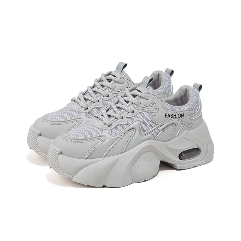Gai Renpu Slip Resistant, Abrasion Resistant, Breathable Low Top Chunky Sneakers Women's-12