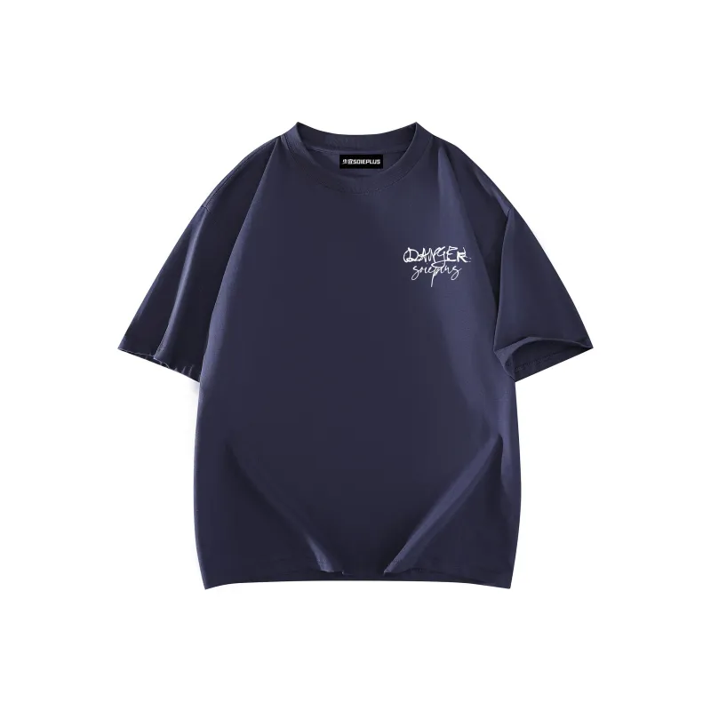 SOIE T Shirts Unisex Navy Blue-0