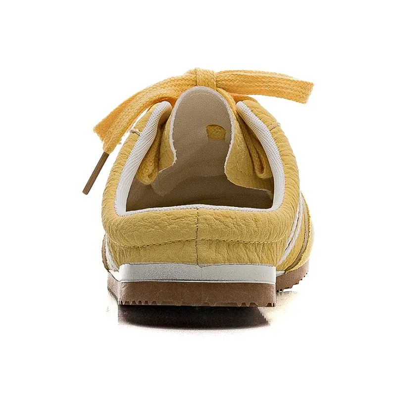HUANQIU Abrasion Resistant Slip Resistant Closed Toe Slippers Women's Yellow-3