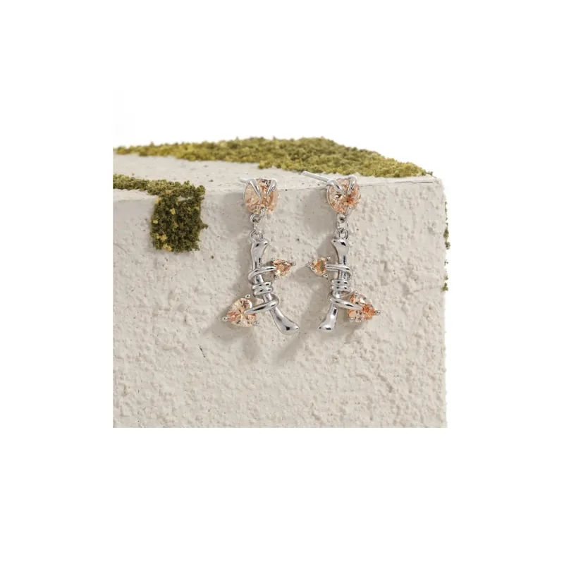 CENTURY&KINDLE Copper Earrings Women's-1