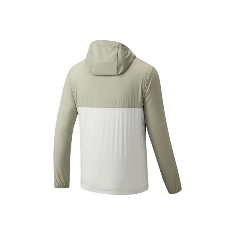 Anta Variety Training Collection Breathable UV Protection Sun Protection Clothing Men's Wood Pulp Gray/Light Sandy Gray-1
