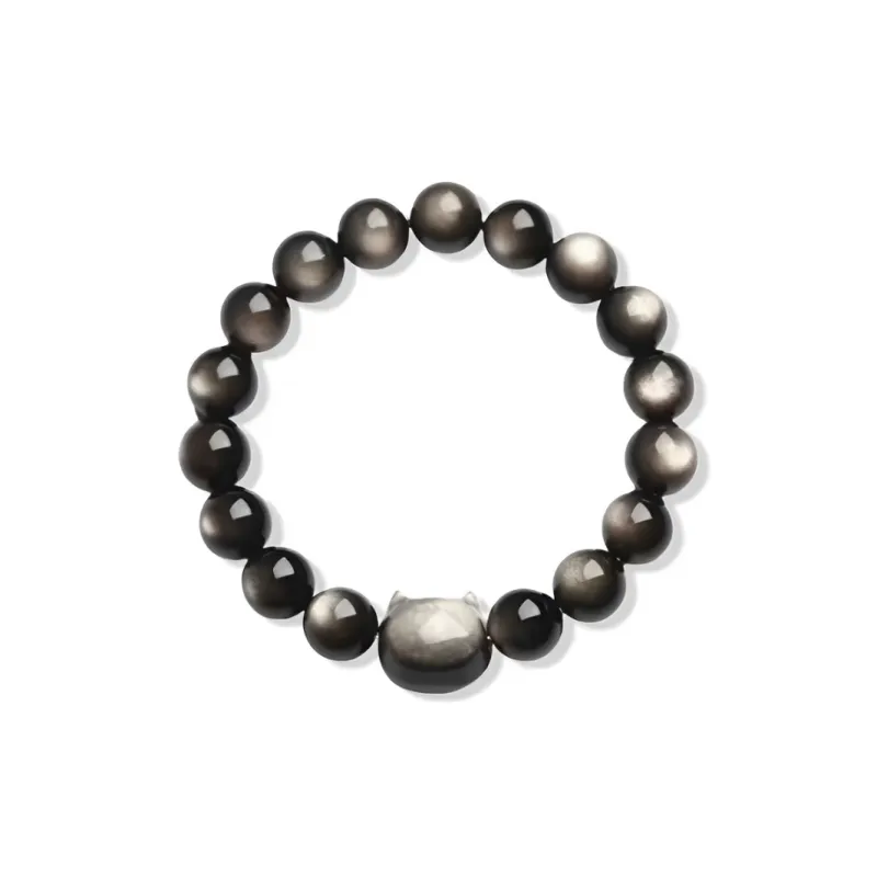 YUFENGXI Obsidian Bracelets Unisex-0