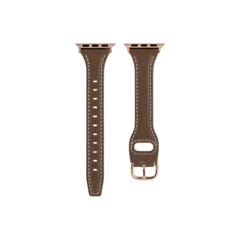 KVZUVUU Apple Compatibility Watch Band Genuine Leather Material-2