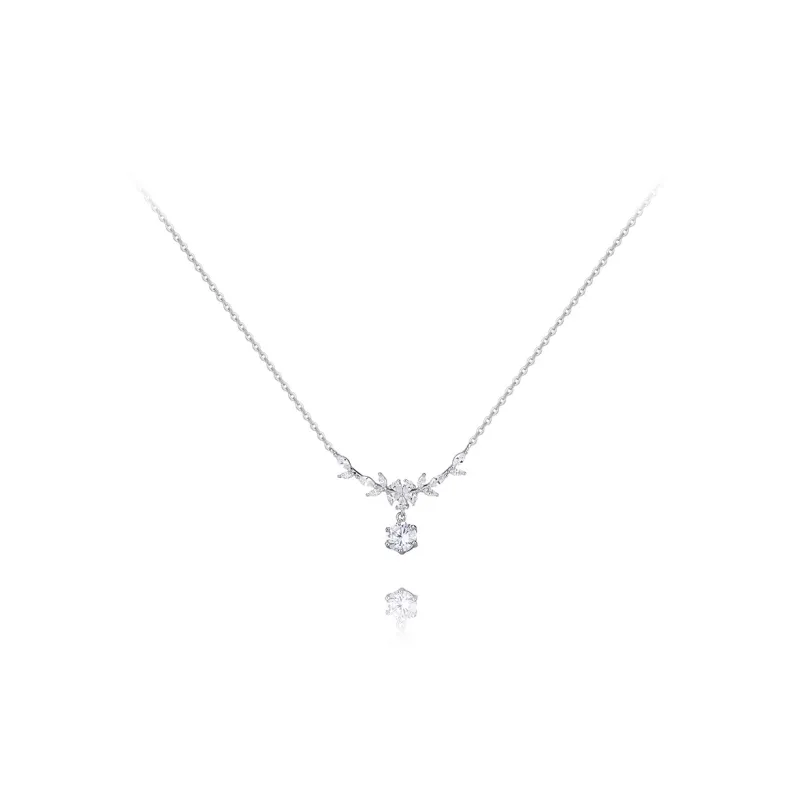 KUMET Sterling Silver Necklaces Women's-10