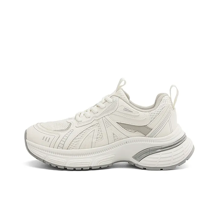 HANG TEN Chunky Sneakers Women's Low Top Gray-3