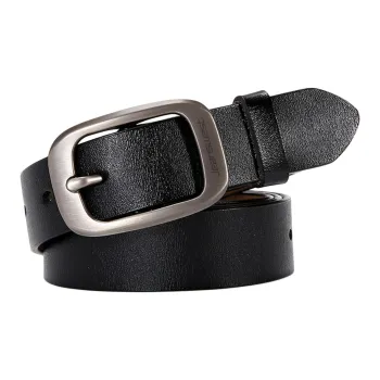 JEANSWEST Cow Split Leather Belts Women's 2.8cm