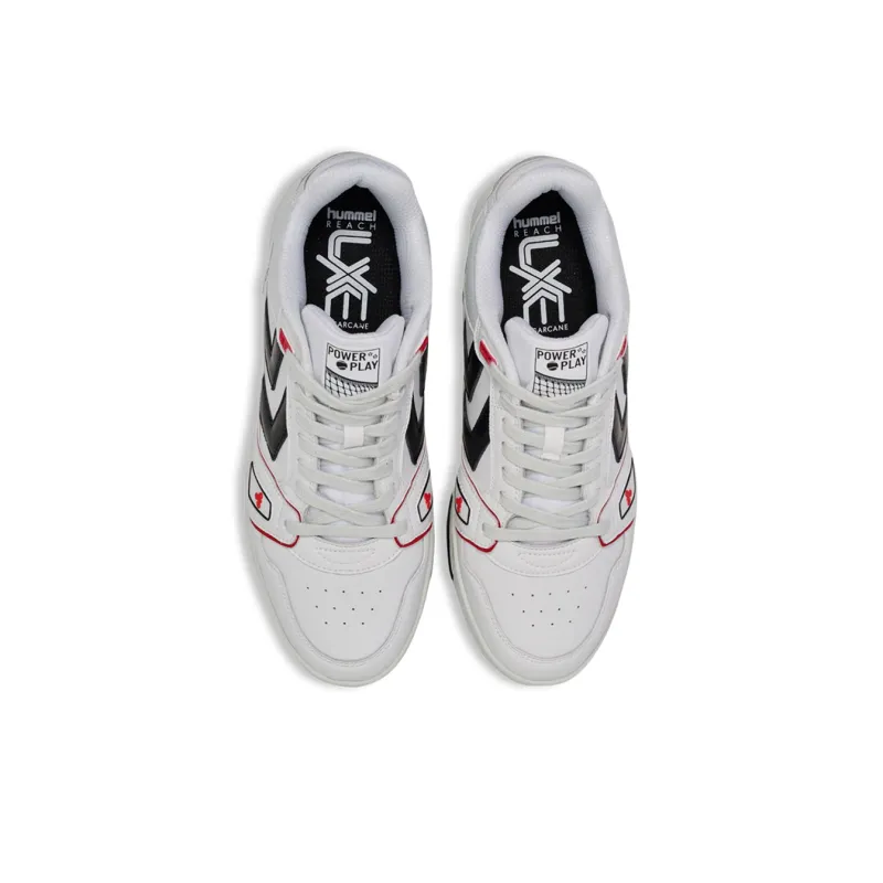 Hummel Low Top Skateboard Shoes Men's White Black-2