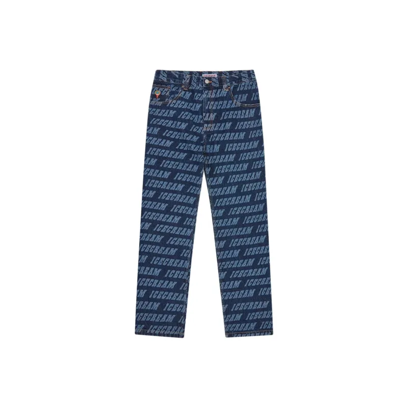Ice Cream Jeans Unisex Indigo-0