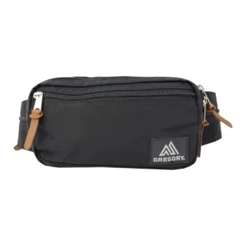 GREGORY Nylon Fanny Pack Unisex Black